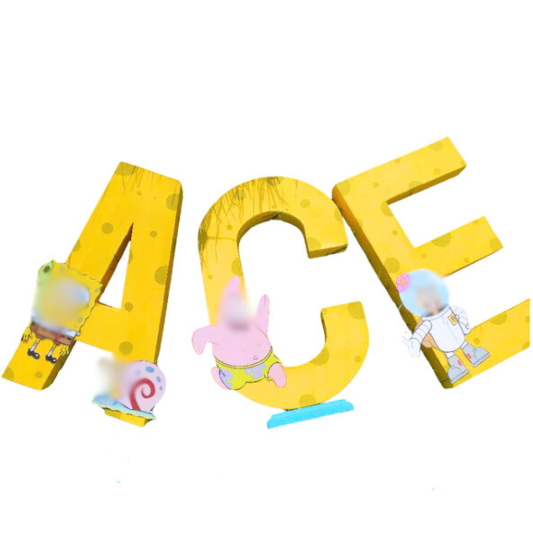 3D Custom 16in Paper Mache Letters